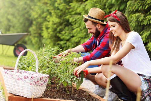 Charitable reuse of garden items and materials
