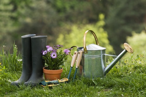 Yeading gardeners pruning hedges and shaping shrubs