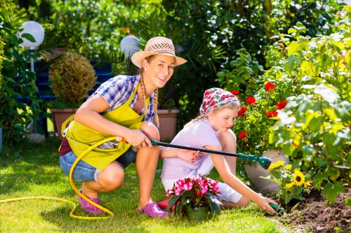 Seasonal garden care in Yeading with planting and weeding work